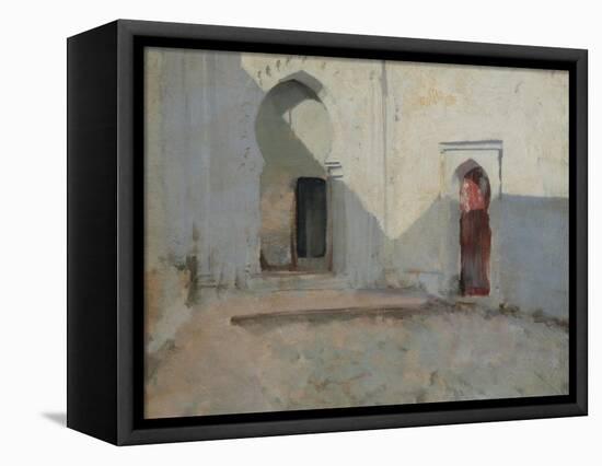 Courtyard, Tetuan, Morocco, 1879-80-John Singer Sargent-Framed Premier Image Canvas