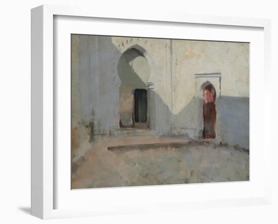 Courtyard, Tetuan, Morocco, 1879-80-John Singer Sargent-Framed Giclee Print