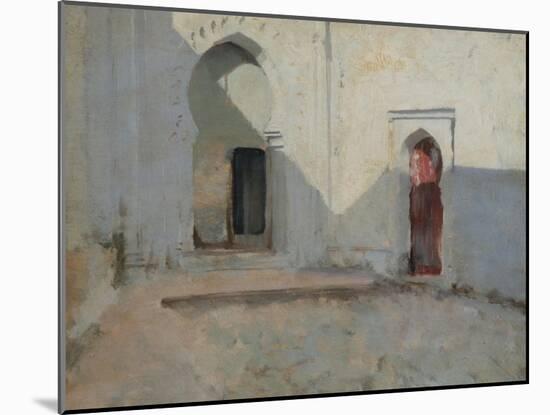 Courtyard, Tetuan, Morocco, 1879-80-John Singer Sargent-Mounted Giclee Print