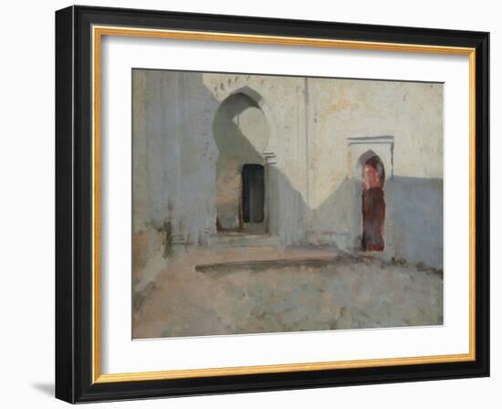 Courtyard, Tetuan, Morocco, 1879-80-John Singer Sargent-Framed Giclee Print