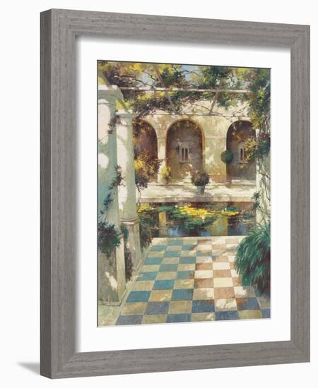 Courtyard Villa I-Vitali Bondarenko-Framed Art Print