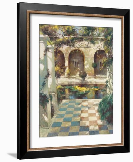 Courtyard Villa I-Vitali Bondarenko-Framed Art Print