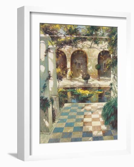 Courtyard Villa I-Vitali Bondarenko-Framed Art Print