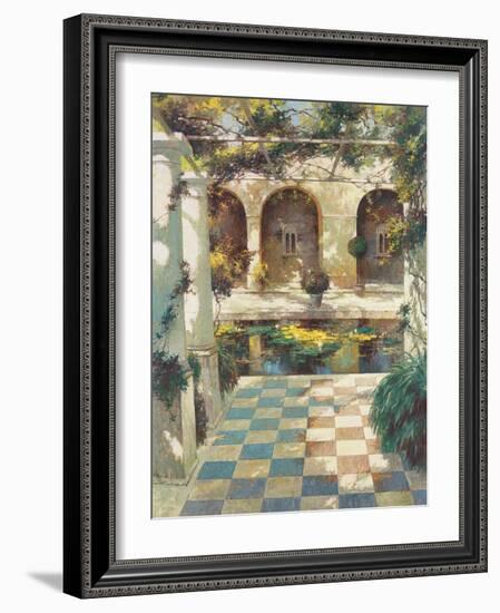 Courtyard Villa I-Vitali Bondarenko-Framed Art Print