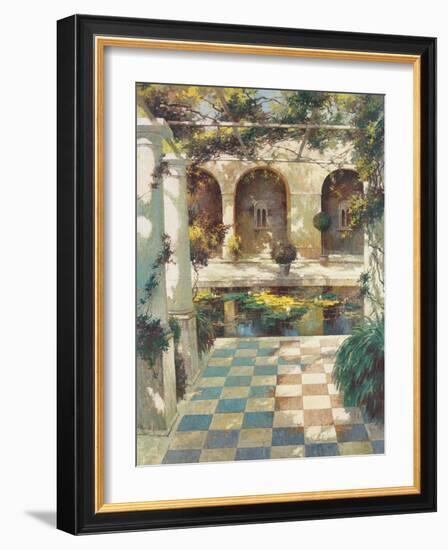 Courtyard Villa I-Vitali Bondarenko-Framed Art Print