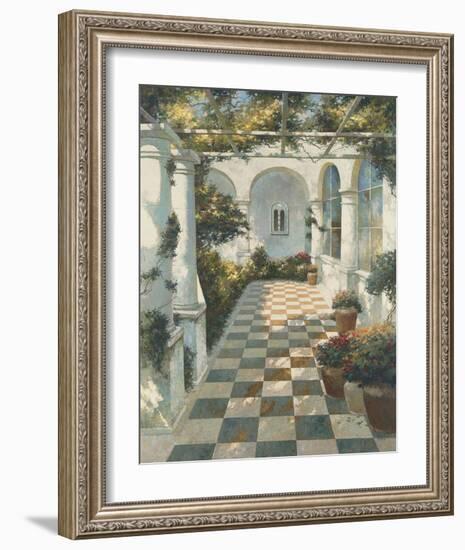 Courtyard Villa II-Vitali Bondarenko-Framed Art Print