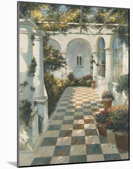 Courtyard Villa II-Vitali Bondarenko-Mounted Art Print