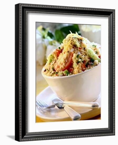 Couscous Salad with Vegetables-Dorota & Bogdan Bialy-Framed Photographic Print