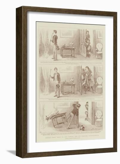 Cousin Tom's Visit to Our School and its Unlucky Consequences-Arthur Hopkins-Framed Giclee Print