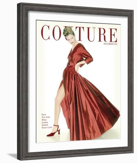 Couture, December 1954-null-Framed Art Print