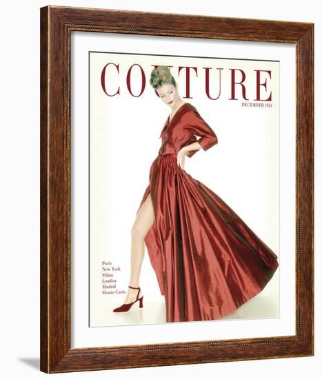 Couture, December 1954-null-Framed Art Print