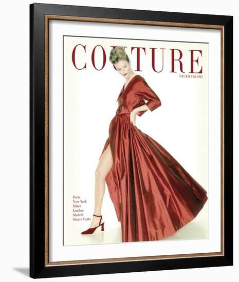 Couture, December 1954-null-Framed Art Print