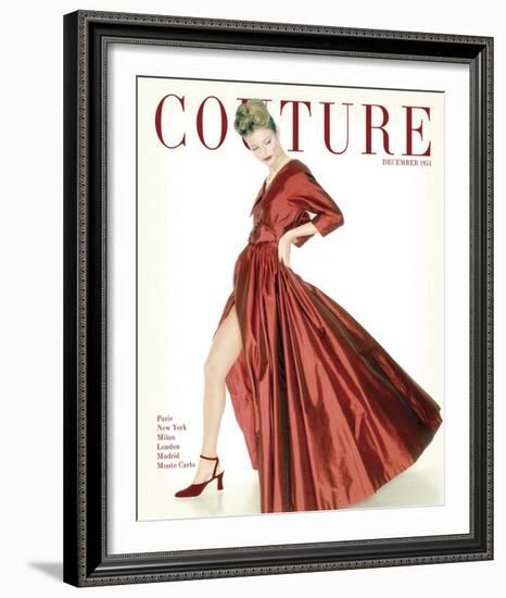 Couture, December 1954-null-Framed Art Print