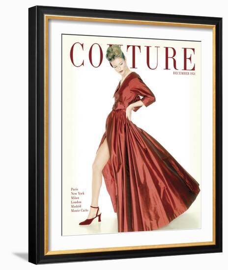 Couture, December 1954-null-Framed Art Print