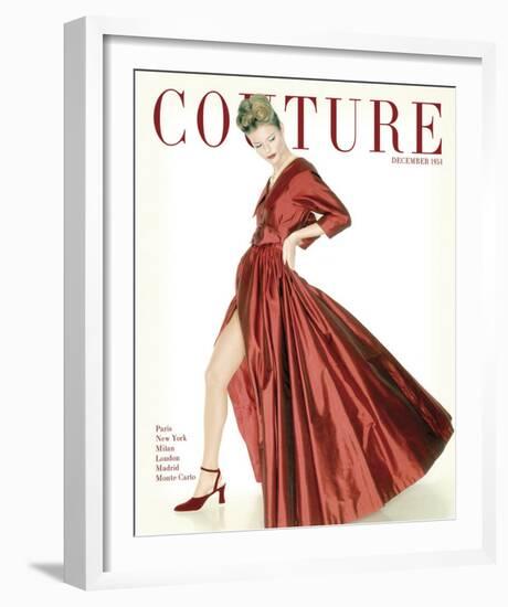 Couture, December 1954-null-Framed Art Print