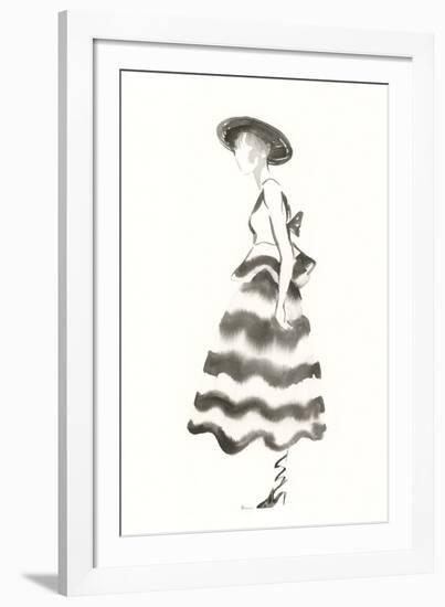 Couture Noir - Crepe-Deborah Pearce-Framed Giclee Print