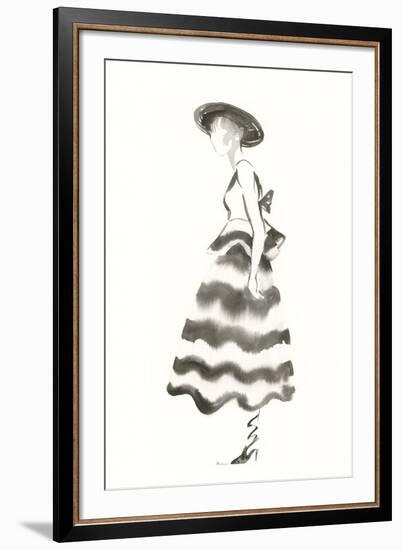 Couture Noir - Crepe-Deborah Pearce-Framed Giclee Print