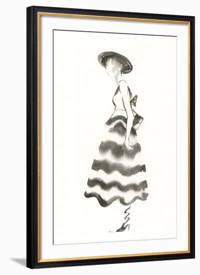 Couture Noir - Crepe-Deborah Pearce-Framed Giclee Print