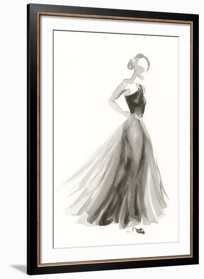 Couture Noir - Organza-Deborah Pearce-Framed Giclee Print