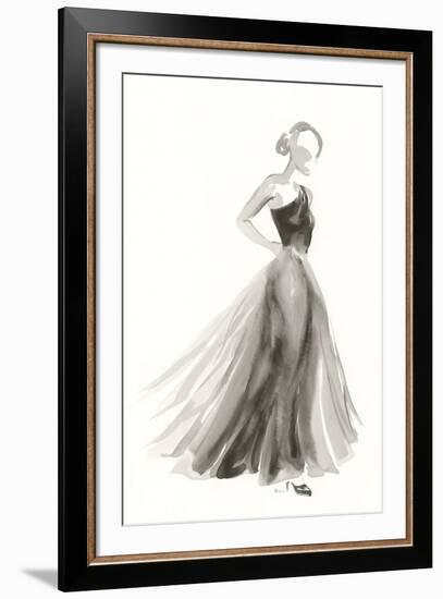 Couture Noir - Organza-Deborah Pearce-Framed Giclee Print