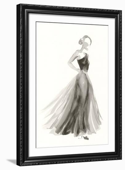 Couture Noir - Organza-Deborah Pearce-Framed Giclee Print