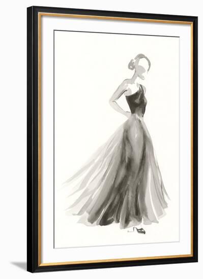 Couture Noir - Organza-Deborah Pearce-Framed Giclee Print