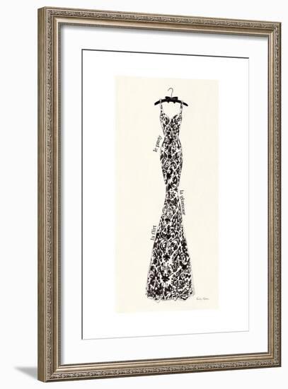 Couture Noir Original II-Emily Adams-Framed Art Print