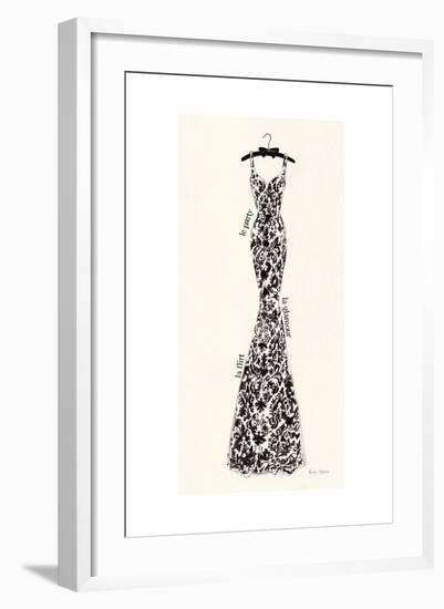 Couture Noir Original II-Emily Adams-Framed Art Print