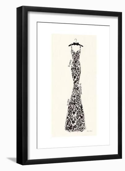 Couture Noir Original II-Emily Adams-Framed Art Print