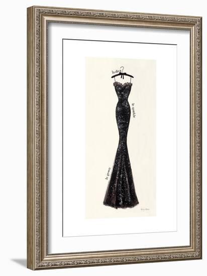Couture Noir Original IV-Emily Adams-Framed Art Print