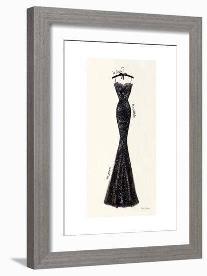 Couture Noir Original IV-Emily Adams-Framed Art Print