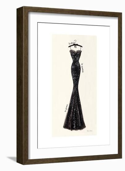 Couture Noir Original IV-Emily Adams-Framed Art Print