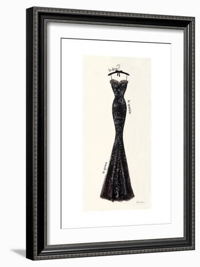 Couture Noir Original IV-Emily Adams-Framed Art Print