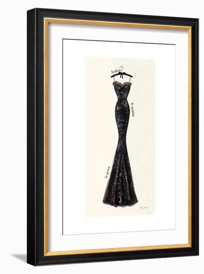 Couture Noir Original IV-Emily Adams-Framed Art Print