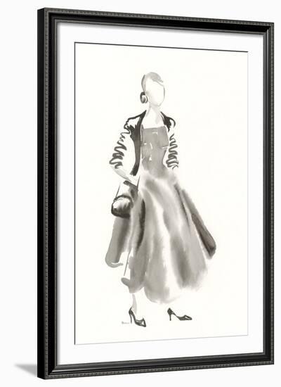 Couture Noir - Satin-Deborah Pearce-Framed Giclee Print