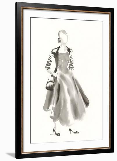 Couture Noir - Satin-Deborah Pearce-Framed Giclee Print