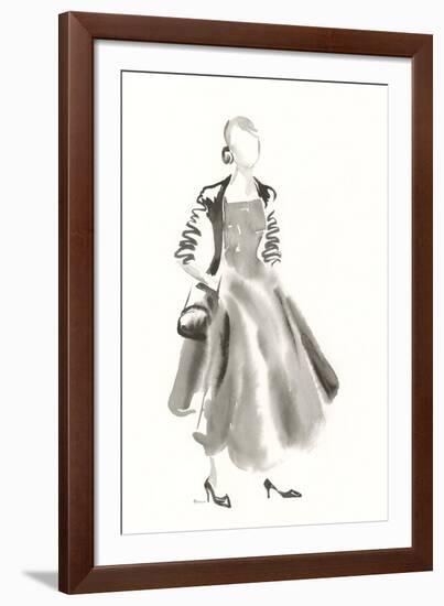 Couture Noir - Satin-Deborah Pearce-Framed Giclee Print