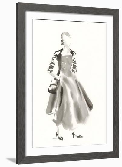 Couture Noir - Satin-Deborah Pearce-Framed Giclee Print