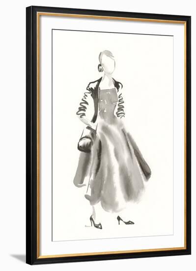 Couture Noir - Satin-Deborah Pearce-Framed Giclee Print