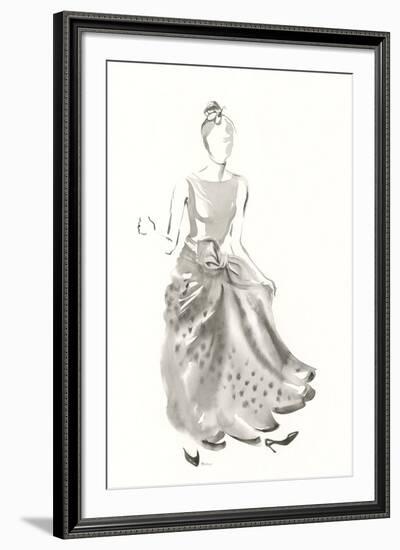 Couture Noir - Taffeta-Deborah Pearce-Framed Giclee Print