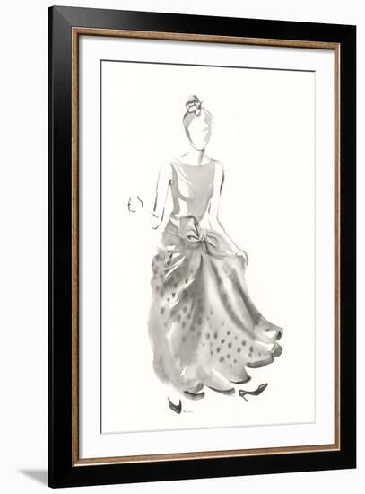 Couture Noir - Taffeta-Deborah Pearce-Framed Giclee Print