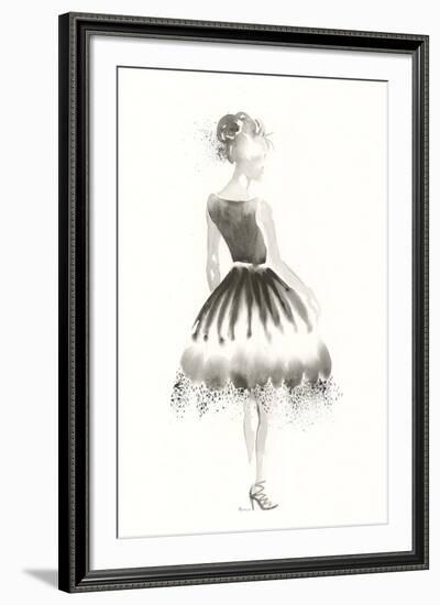 Couture Noir - Tulle-Deborah Pearce-Framed Giclee Print