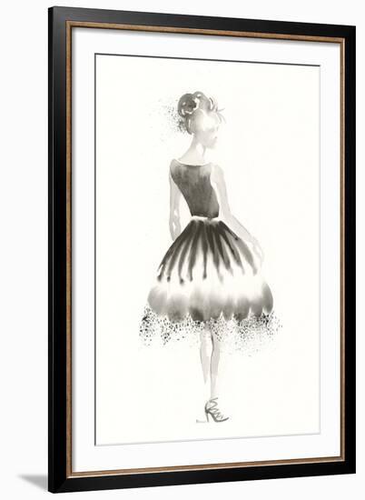 Couture Noir - Tulle-Deborah Pearce-Framed Giclee Print