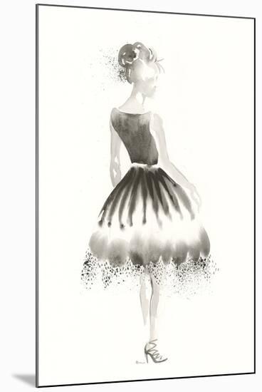 Couture Noir - Tulle-Deborah Pearce-Mounted Giclee Print