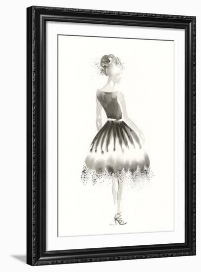 Couture Noir - Tulle-Deborah Pearce-Framed Giclee Print