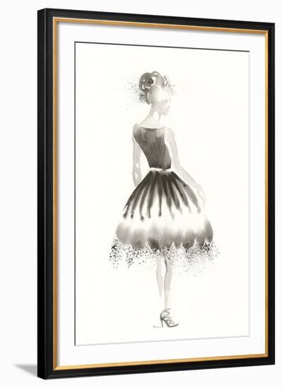 Couture Noir - Tulle-Deborah Pearce-Framed Giclee Print