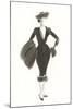 Couture Noir - Twill-Deborah Pearce-Mounted Giclee Print