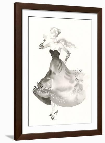 Couture Noir - Voile-Deborah Pearce-Framed Giclee Print