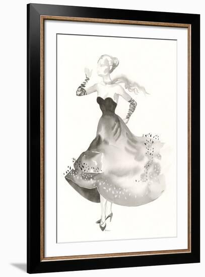 Couture Noir - Voile-Deborah Pearce-Framed Giclee Print