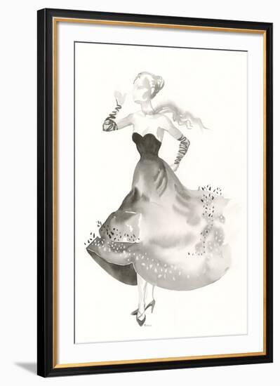 Couture Noir - Voile-Deborah Pearce-Framed Giclee Print